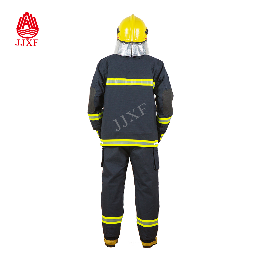  CE Certified Fireman Protective EN469 Rescue Flame Retardant Nomex Fire Fighting Suit for Fire Fighters